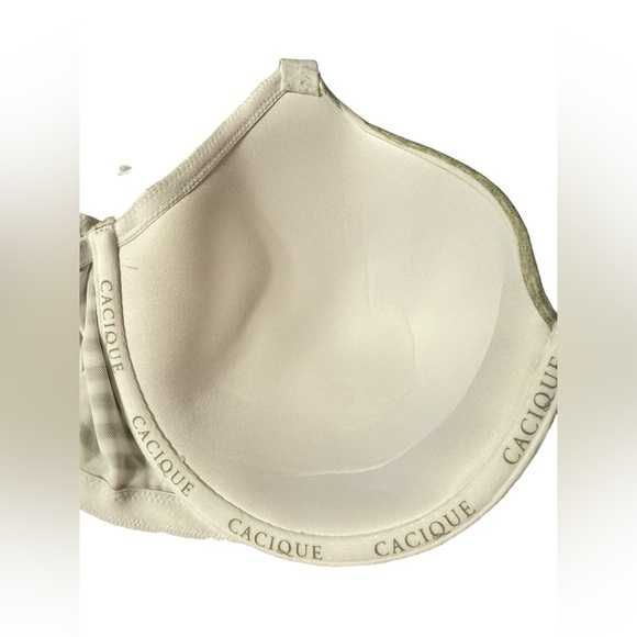 Cacique Front Close Lightly Lined Tshirt Bra 44D - Picture 4 of 5
